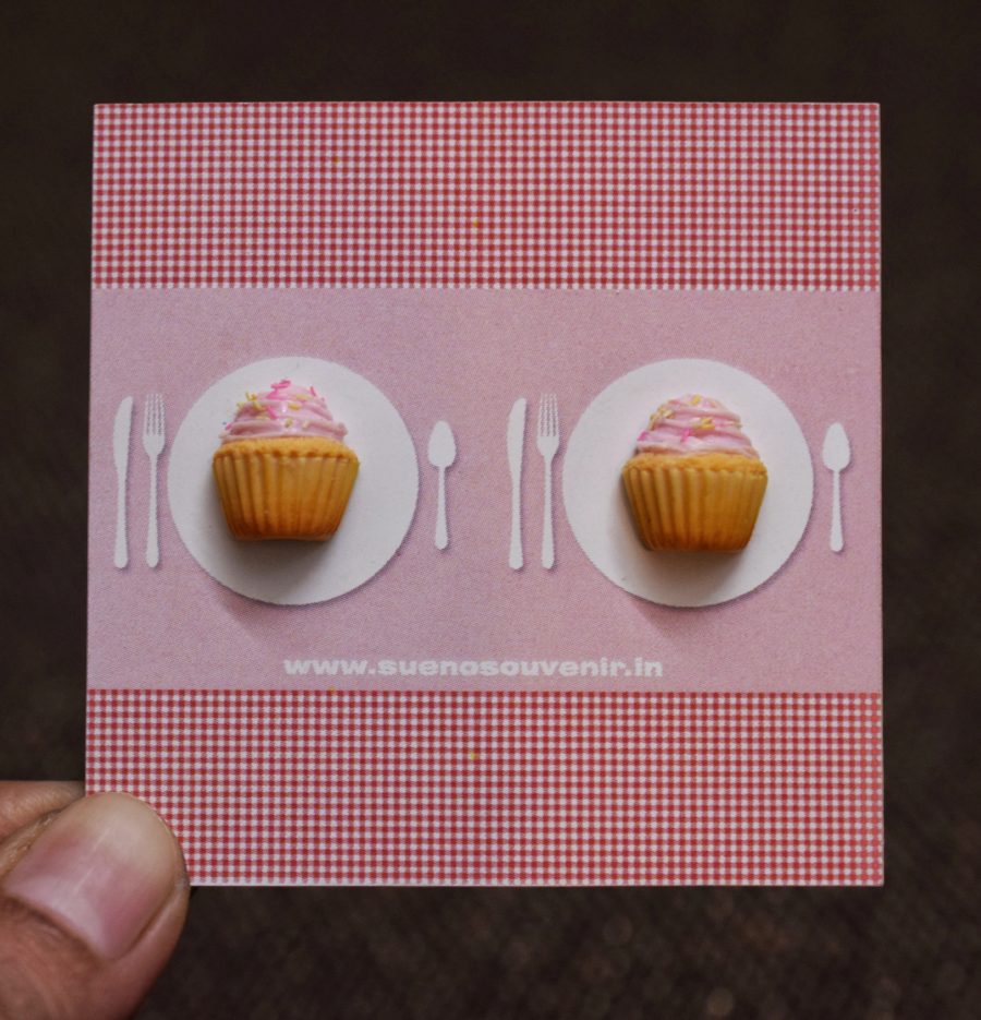 Cupcake studs